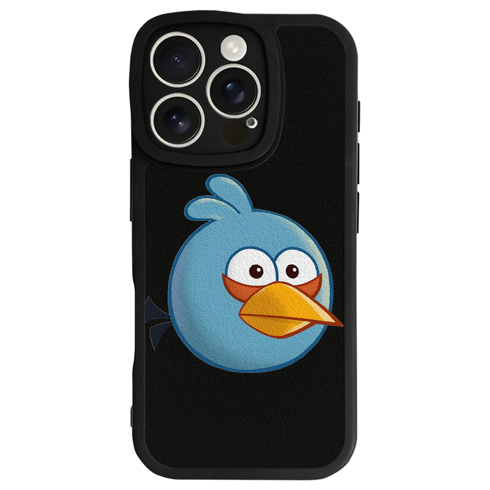 （画像用） Angry Birds アングリーバード 【iPhone 16シリーズ対応】シリコンスマホケース（レザー調） 材質：シリコン